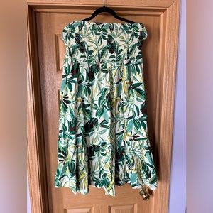 Torrid- summer strapless dress